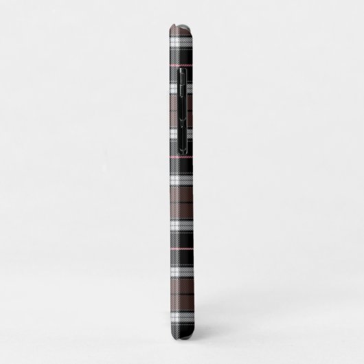 Bruine ruit Case-Mate iPhone case (Achterkant/links)