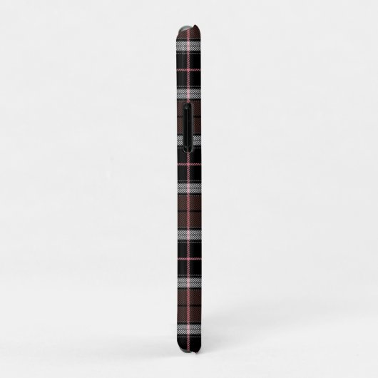 Bruine ruit Case-Mate iPhone case (Achterkant/rechts)