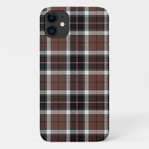 Bruine ruit Case-Mate iPhone case