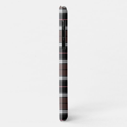 Bruine ruit Case-Mate iPhone case (Achterkant/links)