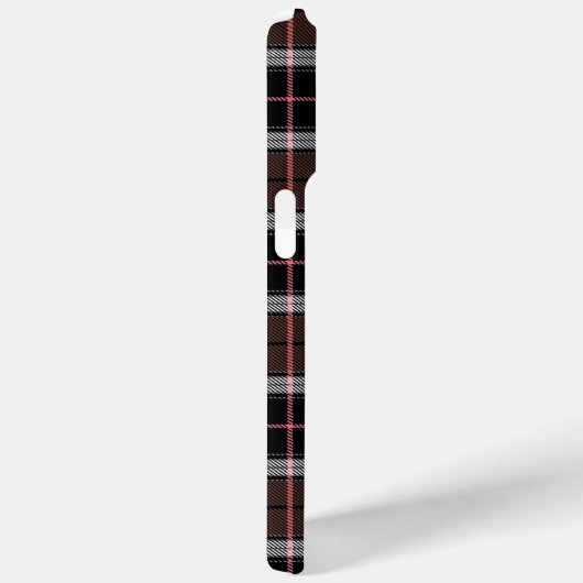 Bruine ruit Case-Mate iPhone case (Achterkant / Rechts)