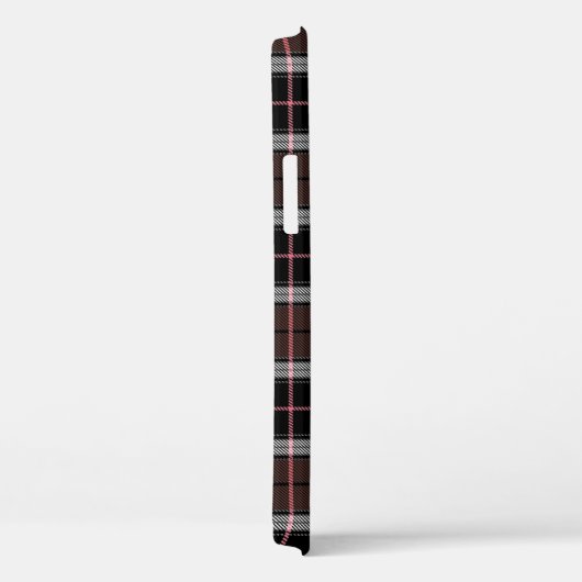Bruine ruit Case-Mate iPhone case (Achterkant / Rechts)