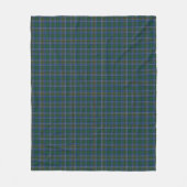 Bruine ruit fleece deken (Voorkant)