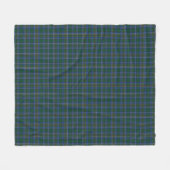 Bruine ruit fleece deken (Voorkant (Horizontaal))
