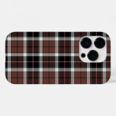 Bruine ruit iPhone / iPad hoes (Achterkant (horizontaal))