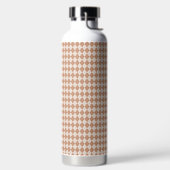 Bruine ruitpatroon waterfles (Links)