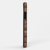 Bruine rustieke boho voeg naam letter jaar datum t Case-Mate iPhone case (Achterkant/rechts)
