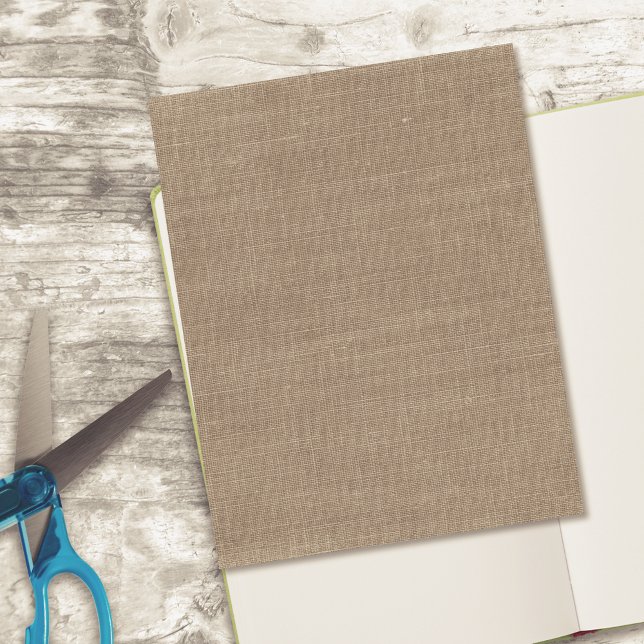 Bruine Rustieke Jute Scrapbooking Karton (Creator heeft geüpload)