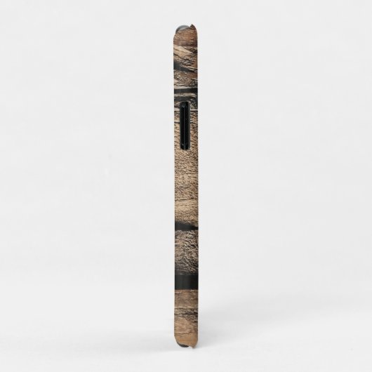 Bruine rustieke oude houten plank textuur Case-Mate iPhone case (Achterkant/rechts)