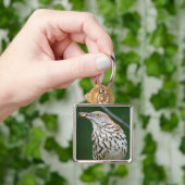Bruine schaap met vangst van de dag sleutelhanger (Hand)