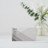 bruine schaduw visitekaartje (Staand voorkant)