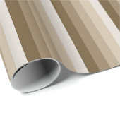 Bruine schaduwstrepen cadeaupapier (Rol Hoek)