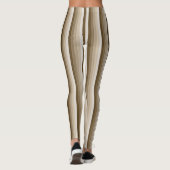 Bruine schaduwstrepen leggings (Achterkant)