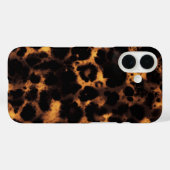 Bruine Schildpad Schildpad Sneeuw Leopard Print Case-Mate iPhone Case (Achterkant (horizontaal))