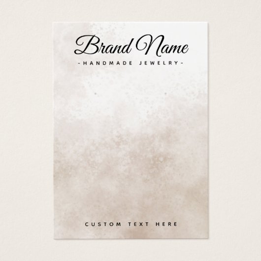 Bruine schoppen, verfachtergrondverlichting, beeld visitekaartje (Voorkant)