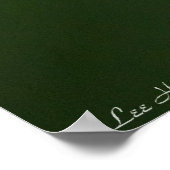 Bruine schroefdraad met Poster van de dag (Hoek)