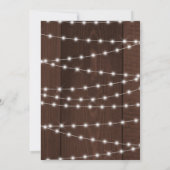 Bruine schuur hout rustieke metselaar pot baby sho kaart (Achterkant)