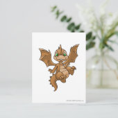 Bruine Scorchio Briefkaart (Staand voorkant)