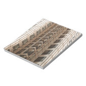 Bruine Skyscraper Texture Notitieblok (Linkerzijde)