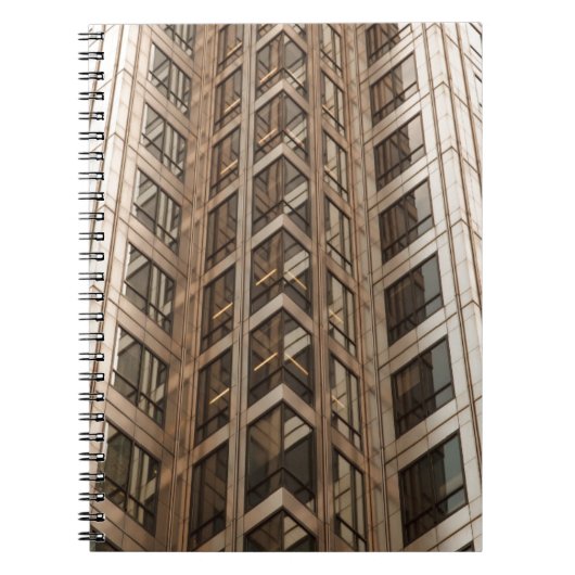 Bruine Skyscraper Texture Notitieboek (Voorkant)