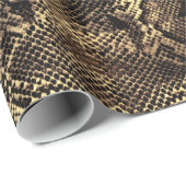 Bruine slang cadeaupapier (Rol Hoek)