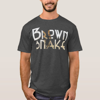 Bruine slang t-shirt