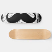 Bruine snor skateboard (Horizontaal)