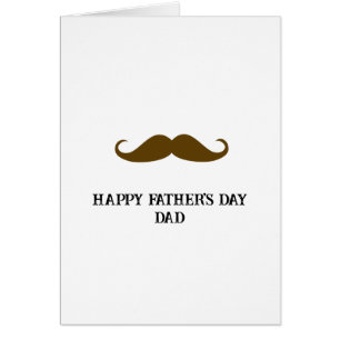 Bruine snor Vaderdag