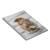 Bruine Sparrow Notitieboek (Rechterzijde)