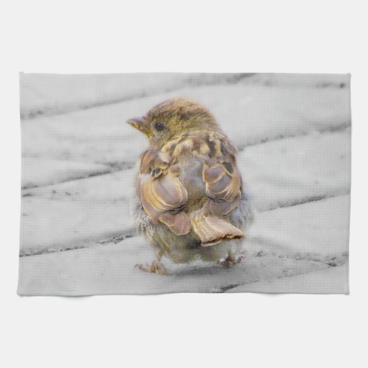 Bruine Sparrow Theedoek (Horizontaal)