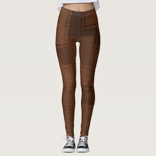 Bruine speldenLeggings Leggings (Voorkant)