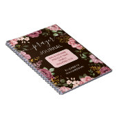 Bruine Spreuken 31 bloemengebedsjournaal notitiebo Notitieboek (Rechterzijde)