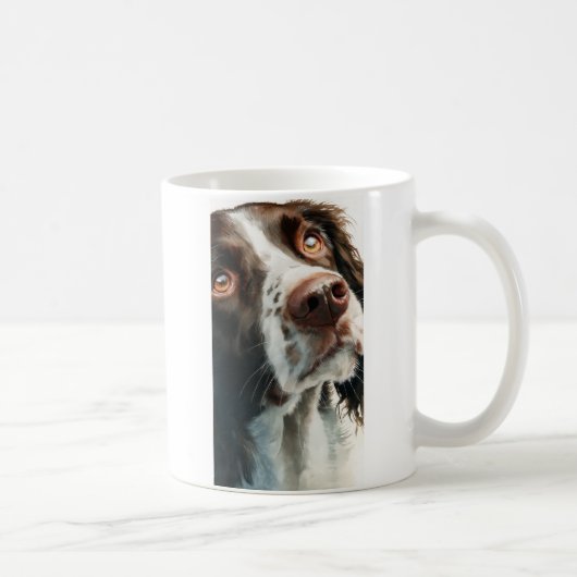 Bruine springer spaniel portret koffiemok (Rechts)