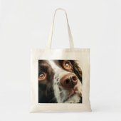 Bruine springer spaniel portret tote bag (Voorkant)