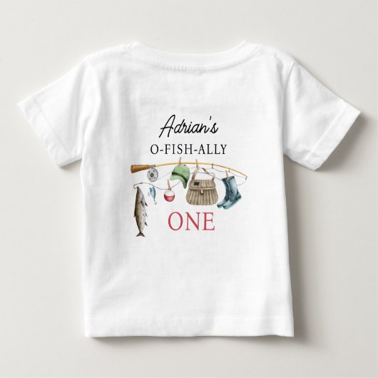 bruine staaf O-Fish-Ally Een 1e Verjaardag (Achterkant)