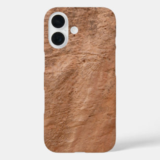 Bruine steen Natuurlijke rots iPhone 16 Hoesje