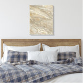 Bruine steen textuur canvas afdruk (Insitu (Slaapkamer))