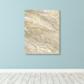 Bruine steen textuur canvas afdruk (Insitu (Houten vloer))
