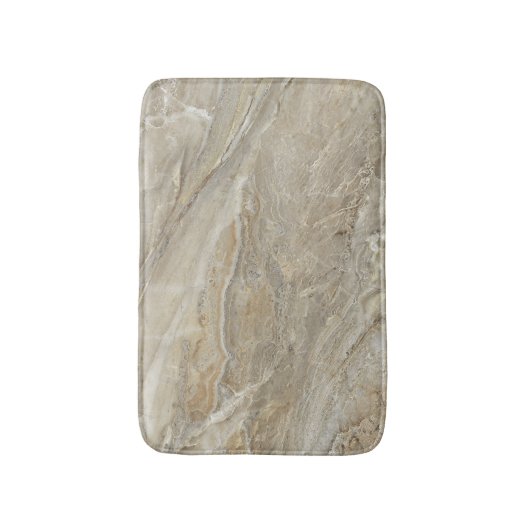 Bruine steentextuur badmat (Voorkant Verticaal)