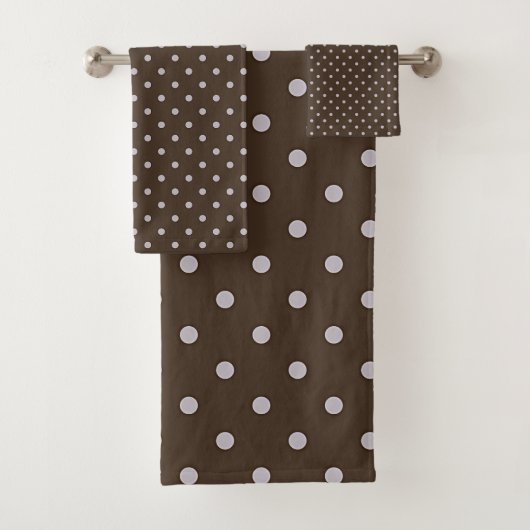 Bruine Stip Cadeau  Bad Handdoek (Insitu)