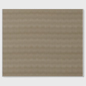 Bruine stof met een zich herhalend verticaal patro cadeaupapier (Vlak)