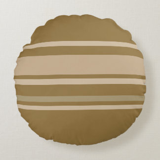Bruine Streep Design Kussen
