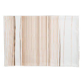 Bruine streep kussensloop