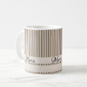 Bruine streep Mok (Voorkant links)