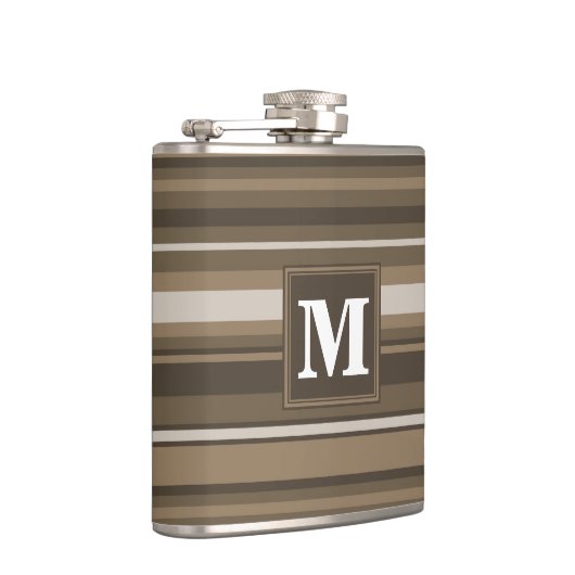 Bruine strepen heupfles (Rechts)