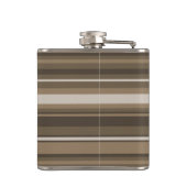 Bruine strepen heupfles (Achterkant)