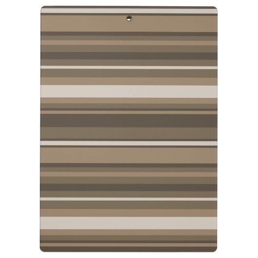Bruine strepen klembord (Achterkant)