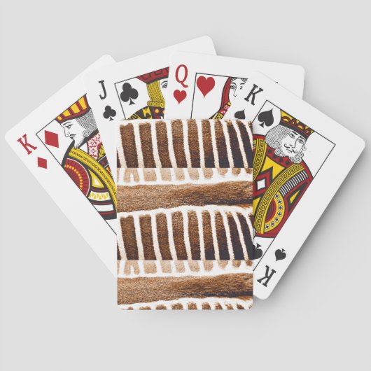 Bruine strepen_ pokerkaarten (Achterkant)