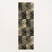 Bruine stukken, cirkels en afgeronde vormen yogamat (Voorkant)