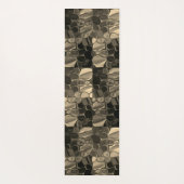 Bruine stukken, cirkels en afgeronde vormen yogamat (Achterkant)